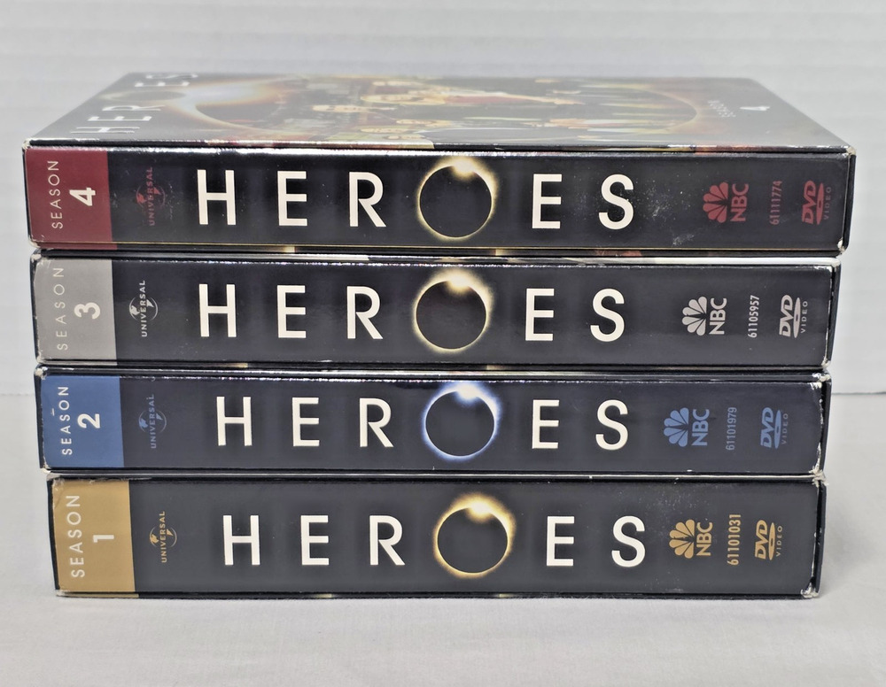 Heroes The Complete Series DVD Box Sets Seasons 1-4 NBC TV Show Bundle